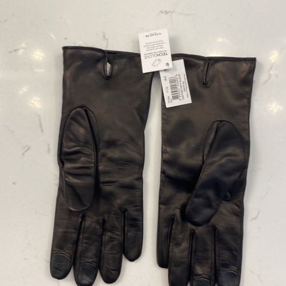 New leather coach gloves - Picture 2 of 3